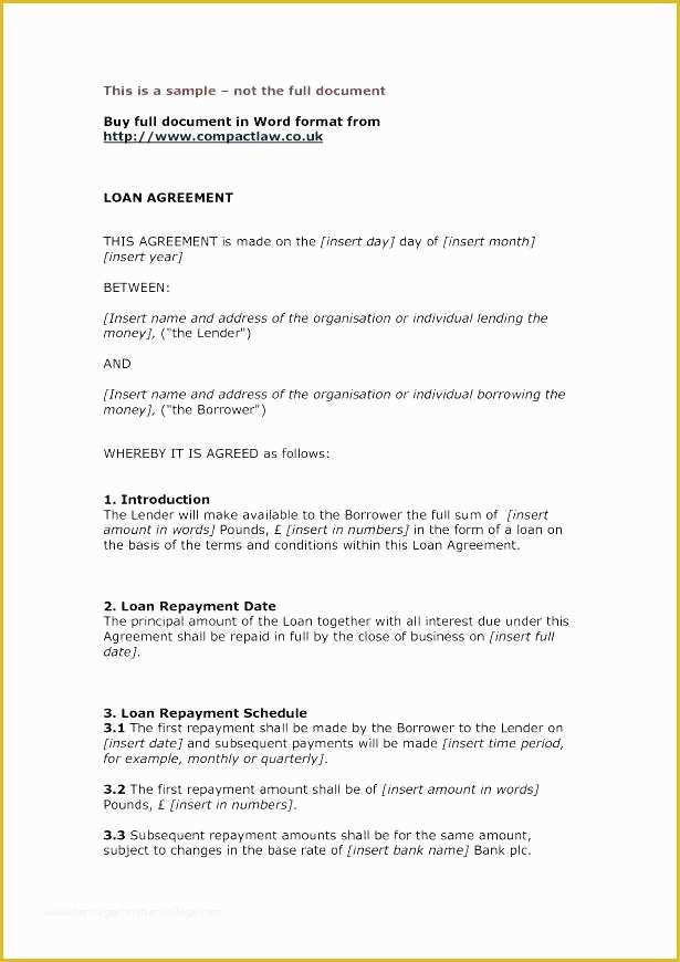 Free Car Loan Agreement Template Of Paid In Full Letter Template Free Loan – Summitreach