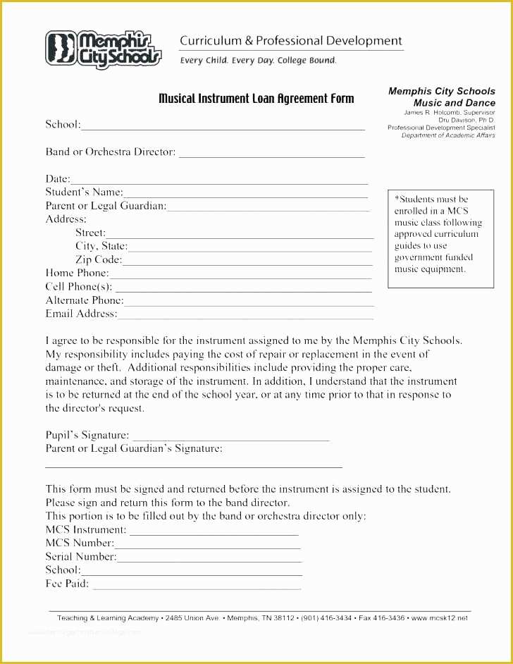 Free Car Loan Agreement Template Of Parent Child Loan Agreement Template