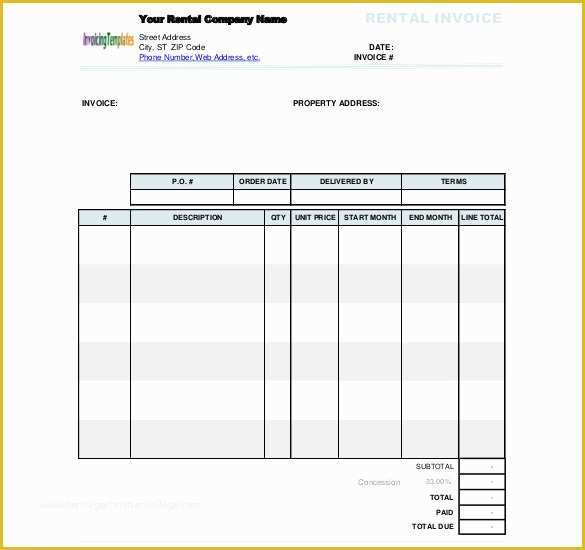 Free Car Rental Invoice Template Excel Of 60 Microsoft Invoice Templates Pdf Doc Excel