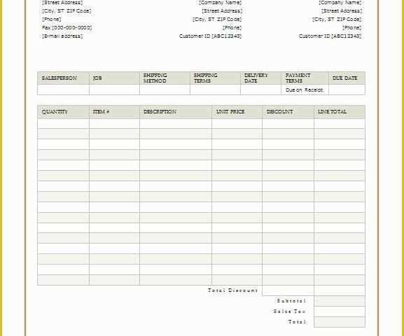 Free Car Rental Invoice Template Excel Of Car Invoice Template Printable Word Excel Invoice