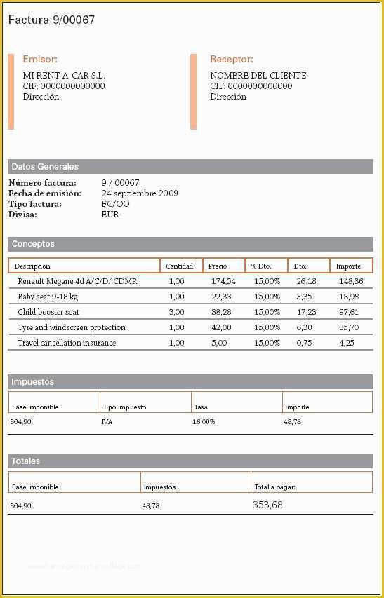 Free Car Rental Invoice Template Excel Of Rent A Car Invoice Template Rent Invoice Template Free