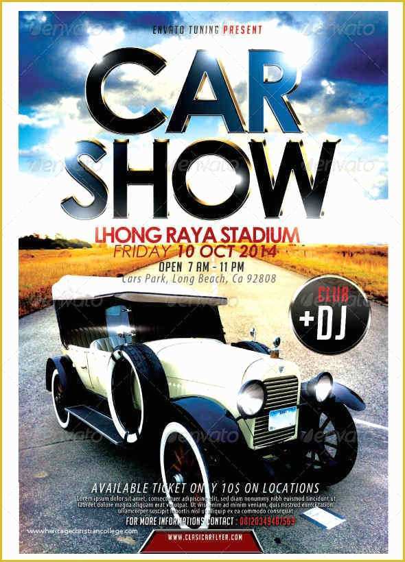 Free Car Show Flyer Template Of 16 Car Show Flyer Templates Free Psd Word Samples