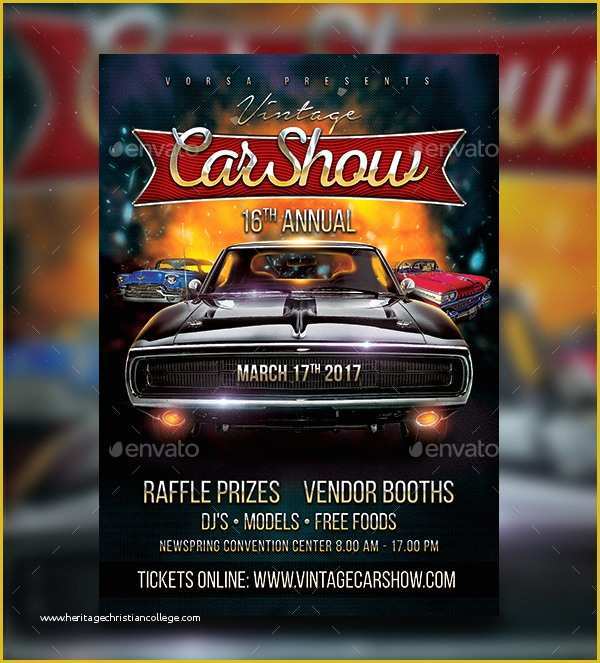 Free Car Show Flyer Template Of 19 Car Show Flyer Free & Premium Psd Ai Vector Eps