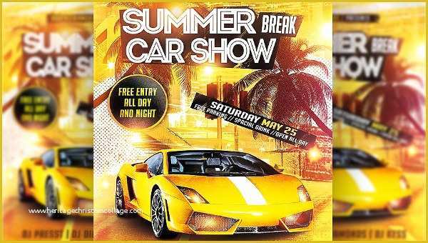 Free Car Show Flyer Template Of 19 Car Show Flyer Free & Premium Psd Ai Vector Eps