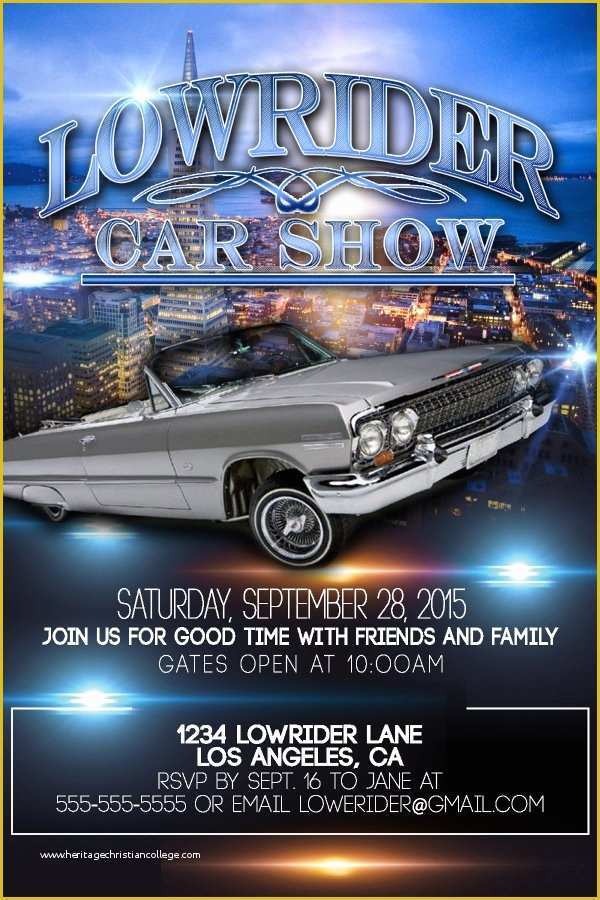 Free Car Show Flyer Template Of Car Show Flyer Template Download