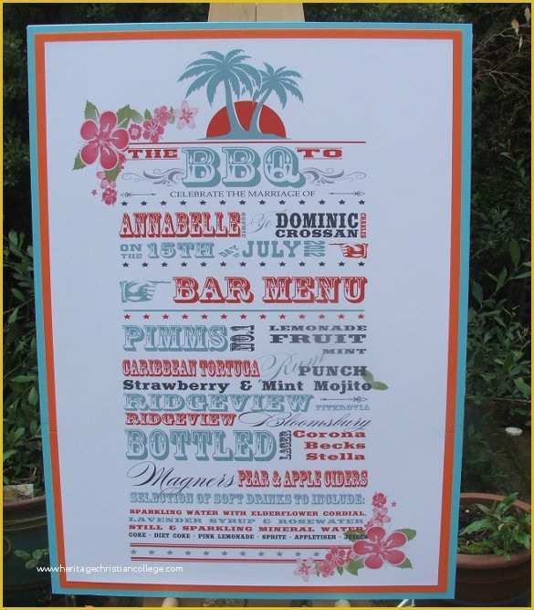 Free Caribbean Menu Template Of 22 Bbq Menu Templates – Free Sample Example format