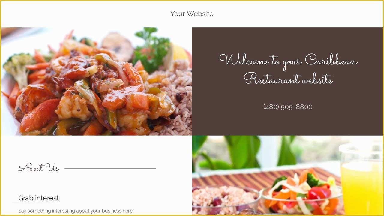 Free Caribbean Menu Template Of Caribbean Restaurant Website Templates