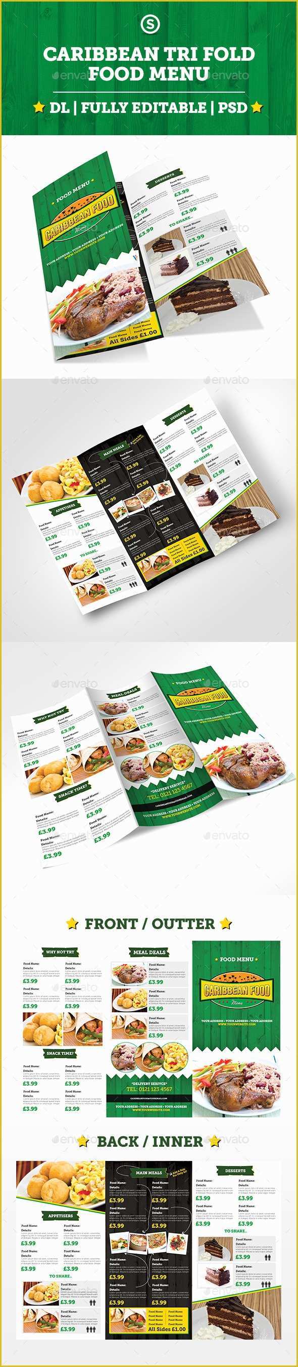 Free Caribbean Menu Template Of Free Caribbean Cruise Flyer Template Dondrup