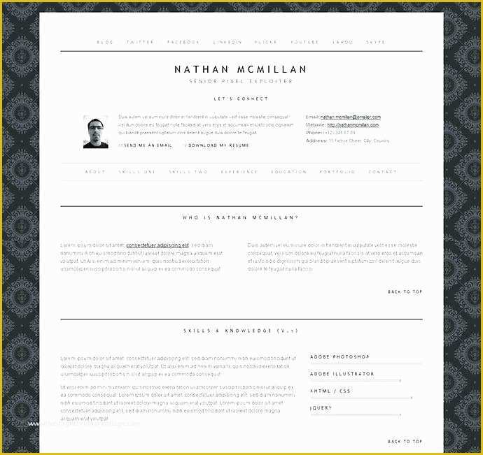 Free Cascade Resume Template Of Cascade Resume Template – Lvmag