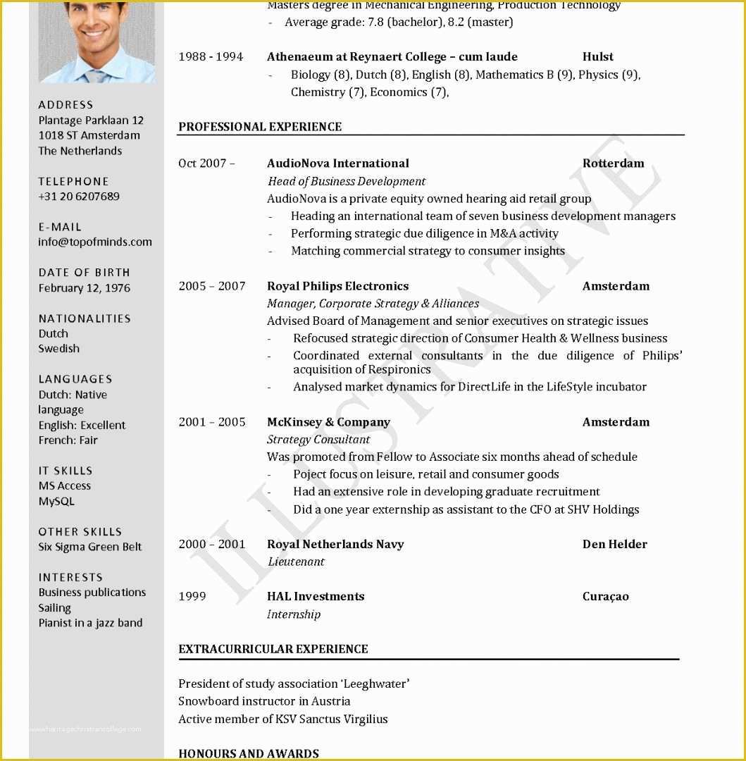 Free Cascade Resume Template Of Single Page Resume Template Awful Free E Web Freebies