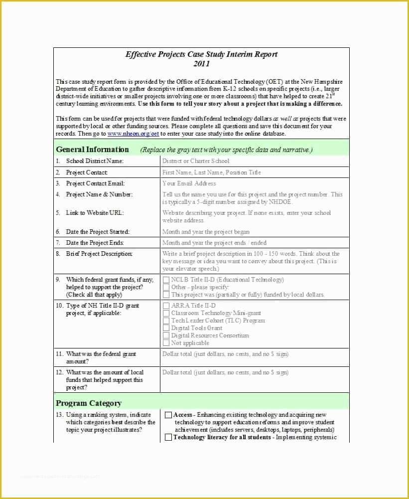 Free Case Study Template Of 49 Free Case Study Templates Case Study format