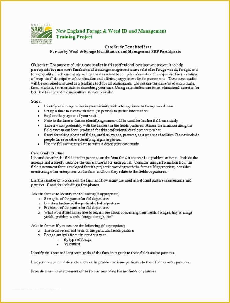 Free Case Study Template Of 49 Free Case Study Templates Case Study format