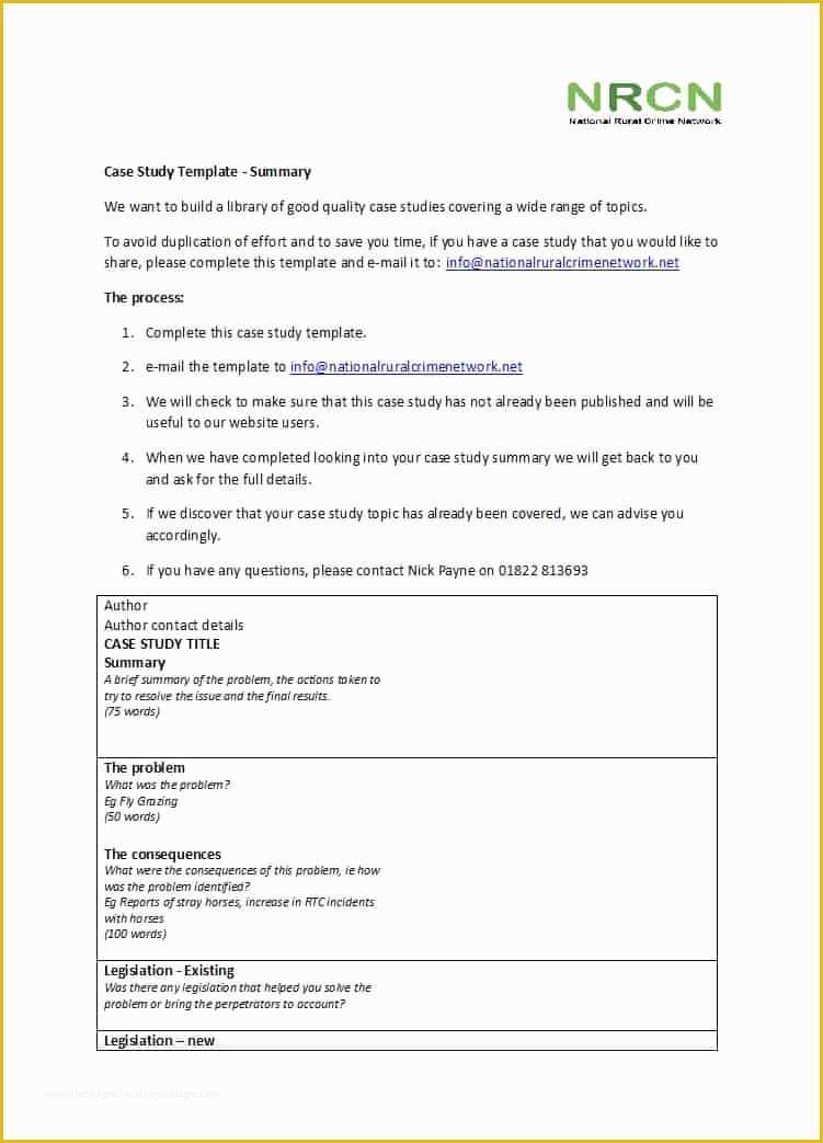 Free Case Study Template Of 49 Free Case Study Templates Case Study format