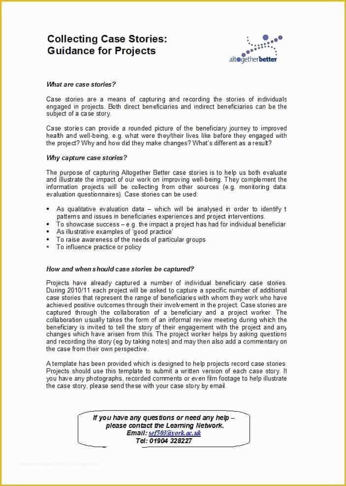 Free Case Study Template Of 49 Free Case Study Templates Case Study format