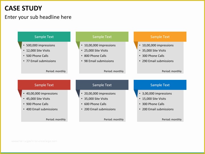 Free Case Study Template Of Case Study Powerpoint Template