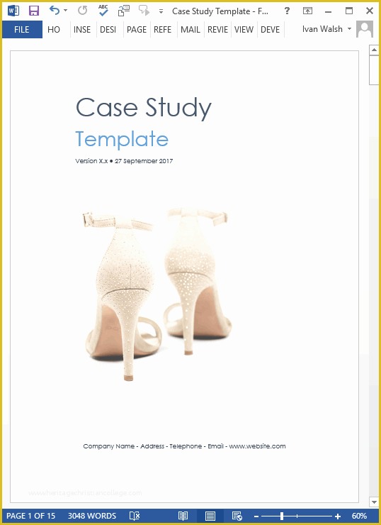 Free Case Study Template Of Case Study Templates 19 X Ms Word How to Write Tutorial