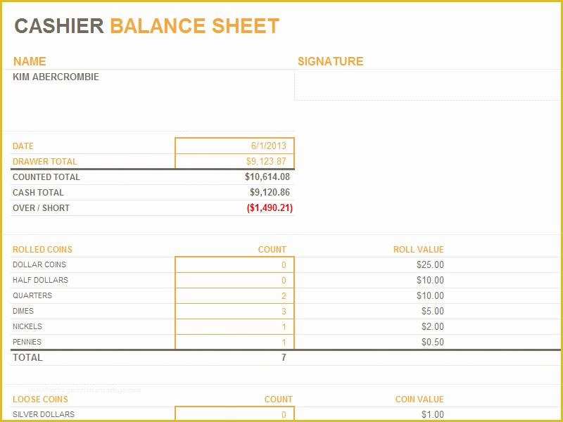Free Cash Drawer Balance Sheet Template Of Cash Drawer Balance Sheet Drawer Ideas for Your Home