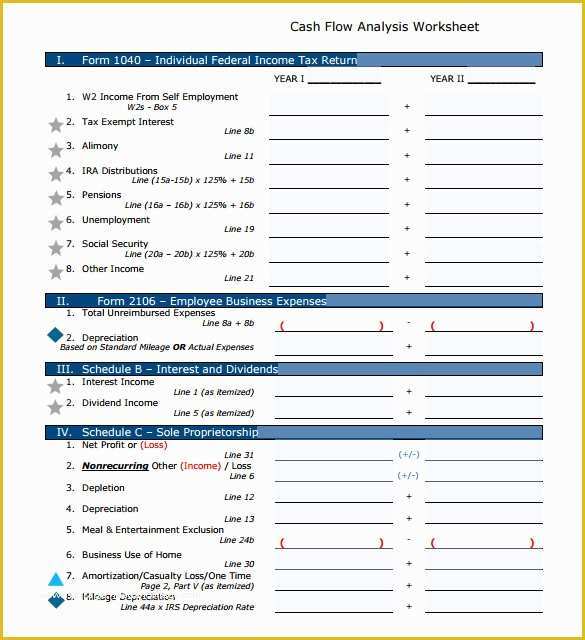 Free Cash Flow Analysis Template Of 11 Cash Flow Analysis Templates Word Pdf