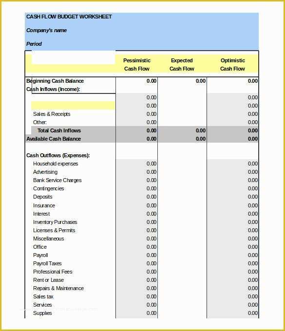 Free Cash Flow Analysis Template Of 11 Cash Flow Analysis Templates Word Pdf