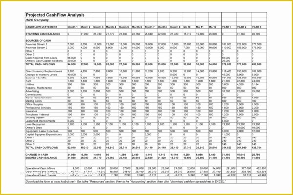 Free Cash Flow Analysis Template Of 17 Cash Flow Analysis Templates Free Excel Word formats