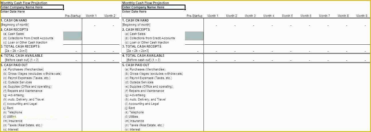 Free Cash Flow Template Excel Download Of Cash Flow forecast Spreadsheet – Timberlandpro