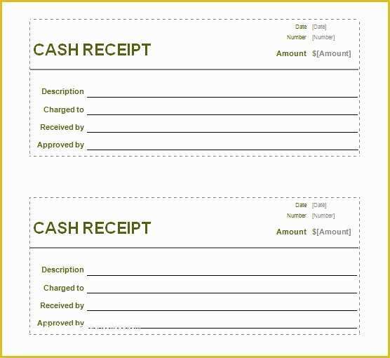 Free Cash Receipt Template Of 13 Blank Receipt Template