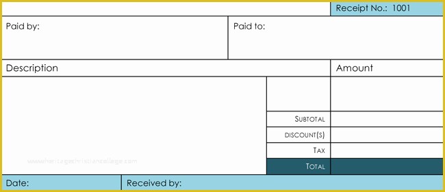 Free Cash Receipt Template Of 17 Free Cash Receipt Templates for Excel Word and Pdf