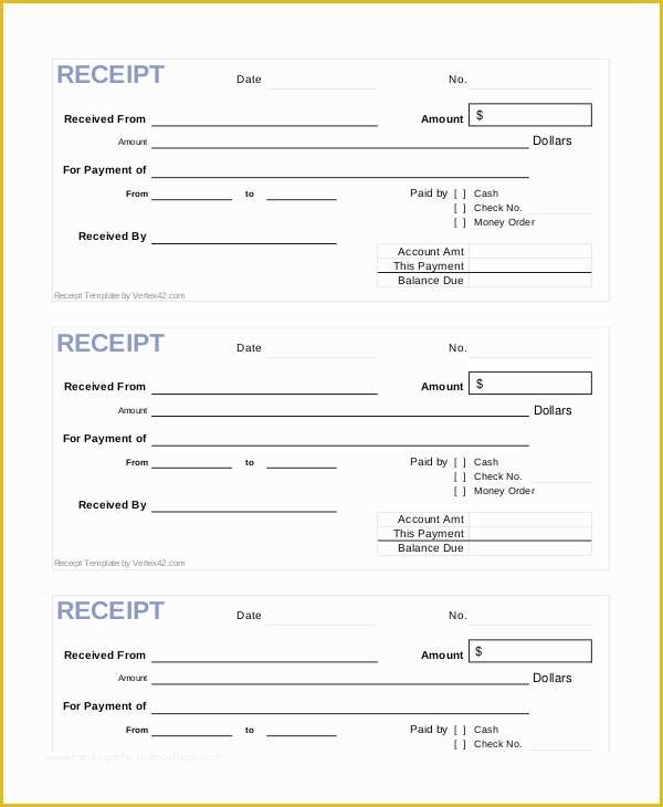 Free Cash Receipt Template Of Cash Receipt Template 15 Free Word Pdf Documents