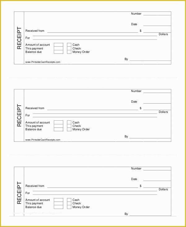 Free Cash Receipt Template Of Cash Receipt Template 8 Free Word Pdf Documents