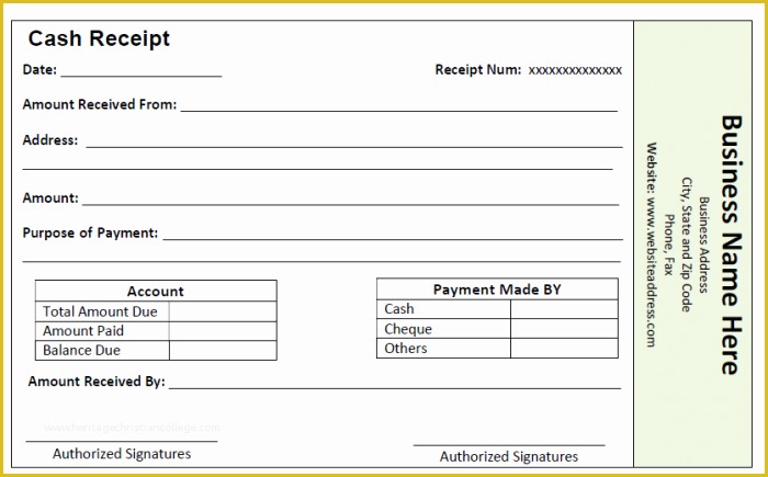 Free Cash Receipt Template Of Cash Receipt Template Shafi Pharmacy Centre