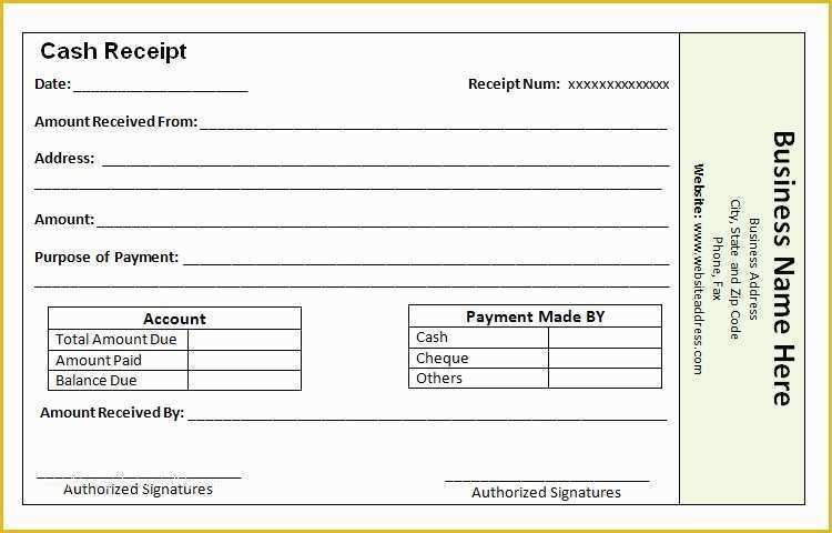 Free Cash Receipt Template Word Doc Of 40 Payment Receipt Templates Doc Pdf