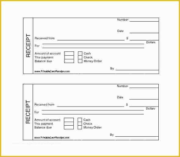 Free Cash Receipt Template Word Doc Of 5 Free Receipt Templates for Word