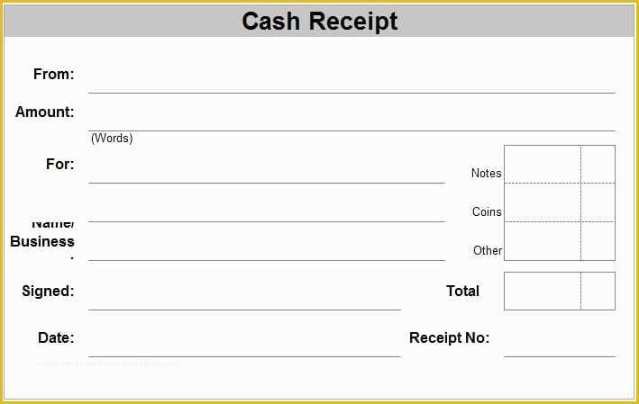 Free Cash Receipt Template Word Doc Of 6 Free Cash Receipt Templates Excel Pdf formats