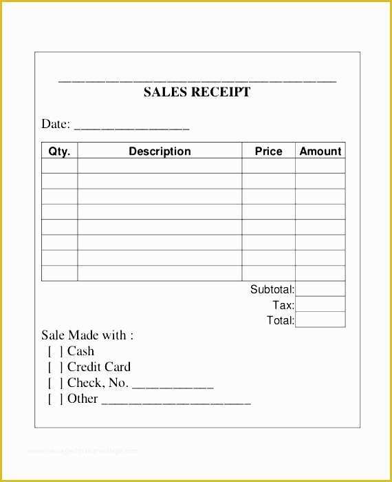 Free Cash Receipt Template Word Doc Of 8 Cash Receipt Template for Sales Sampletemplatess