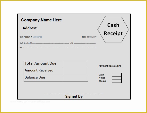 Free Cash Receipt Template Word Doc Of Cash Receipt Template Word Doc Money Receipt Template