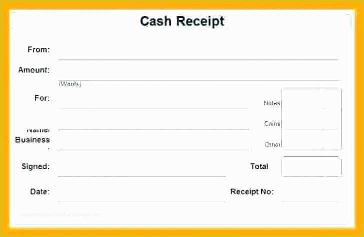 Free Cash Receipt Template Word Doc Of Cash Receipt Template Word Doc Printable Cash Receipt
