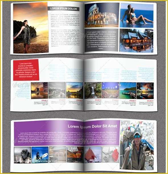 Free Catalog Template Of Traveller Booklet Catalogue Template