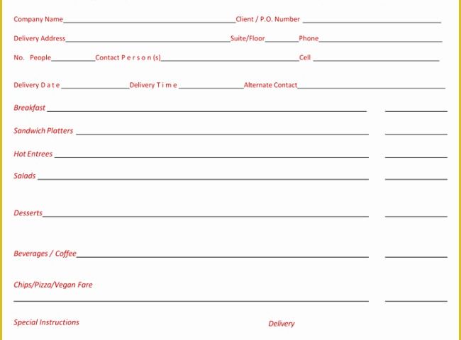 Free Catering Invoice Template Word Of 5 Best Catering Invoice Templates for Decorative Business