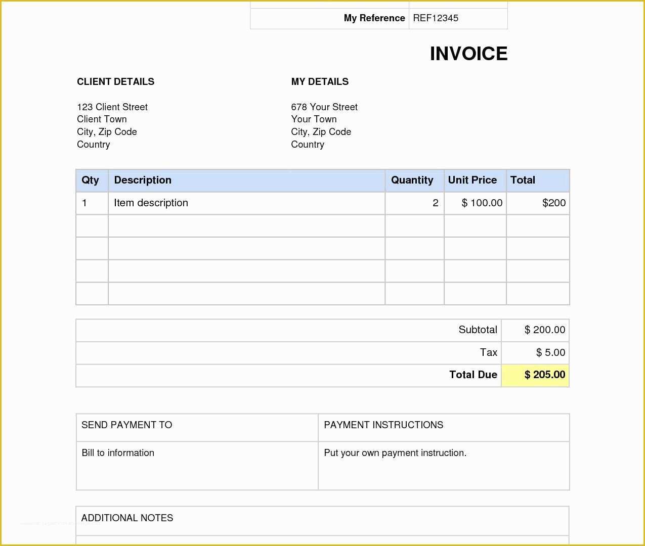 Free Catering Invoice Template Word Of Resume Templates Catering Invoice Template Word Example