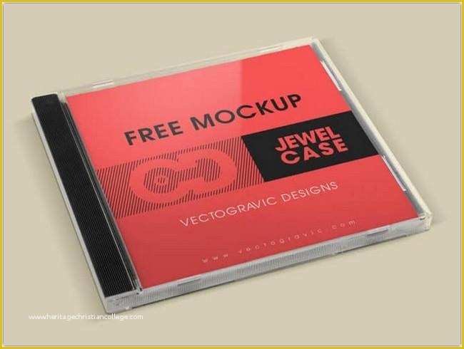 Free Cd Jewel Case Template Of 20 Cd Dvd Cover Mockups [psd Templates]