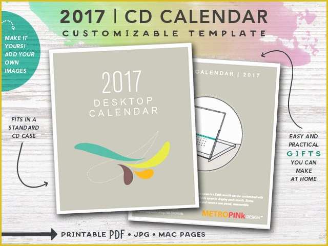 Free Cd Jewel Case Template Of 2017 Printable Cd Case Calendar Templates