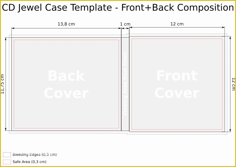 Free Cd Jewel Case Template Of Cd Templates for Jewel Case In Svg