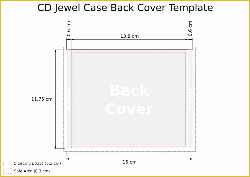 Free Cd Jewel Case Template Of Cd Templates for Jewel Case In Svg