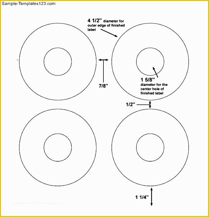 Free Cd Label Design Templates Of Cd Design Template Illustrator – Hazstyle