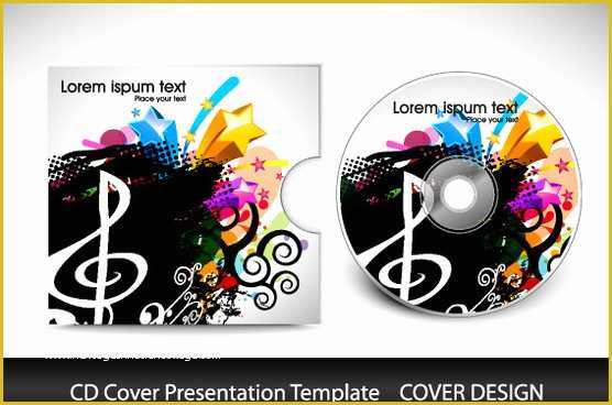 Free Cd Label Design Templates Of Illustrator Cd Cover Template Free Vector