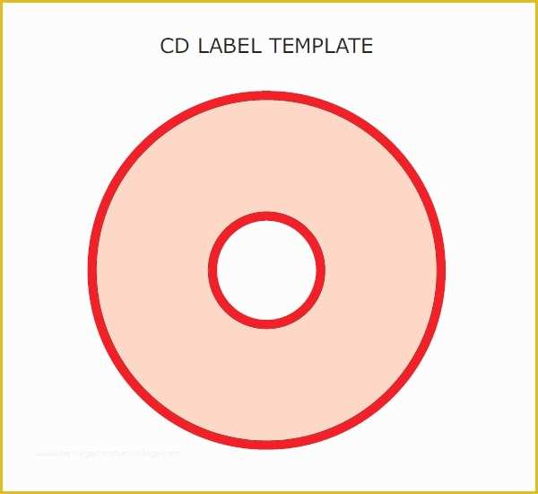 Free Cd Label Template Of 6 Sample Cd Label Templates to Download