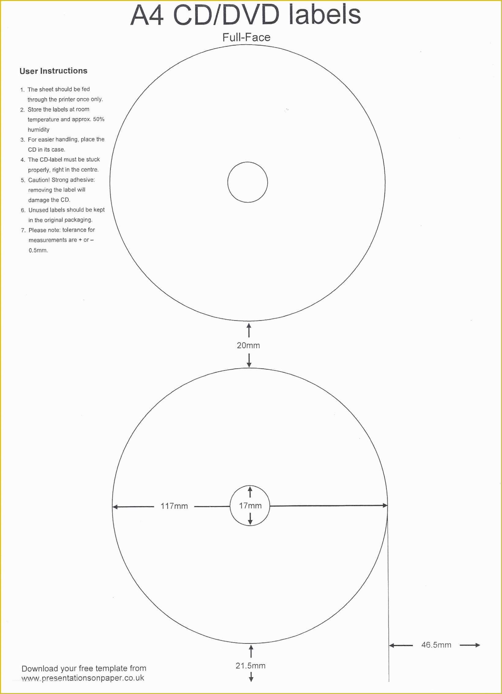 Free Cd Label Template Of How Cd Label Template Can