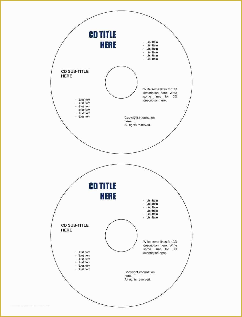 Free Cd Label Template Of Lovely Memorex Cd Label Template Free Download