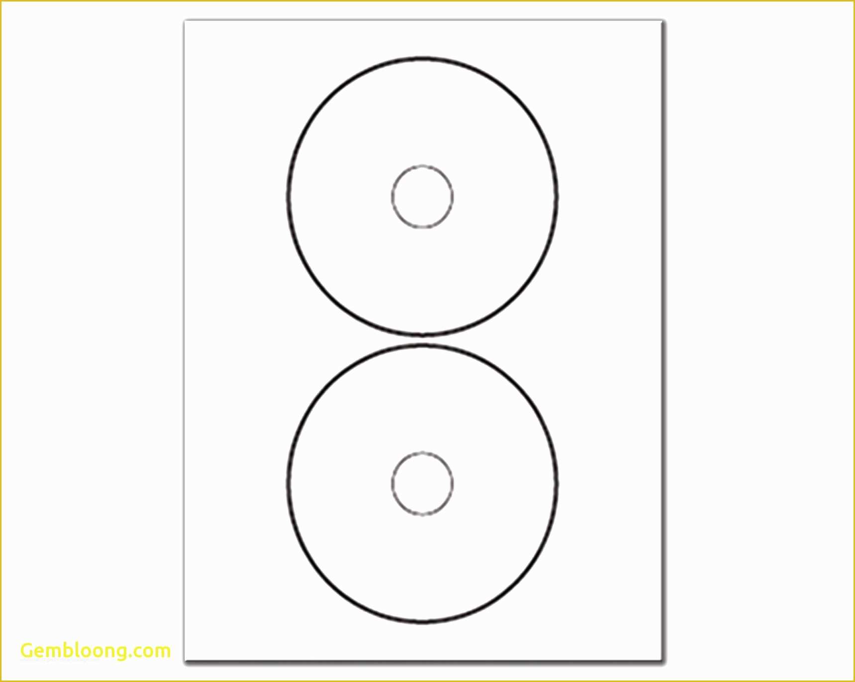 memorex cd label refill template