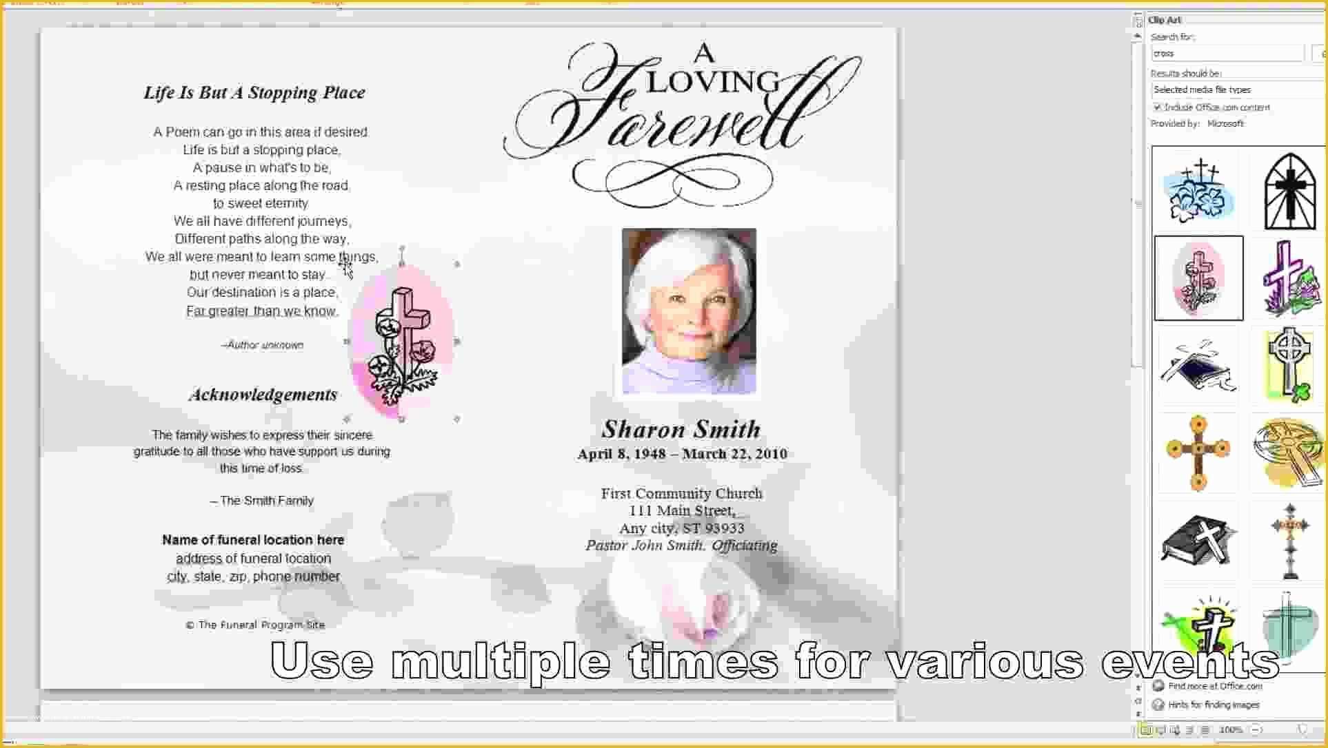 Free Celebration Of Life Program Template Of Celebration Life Template Free Here S What No E Tells